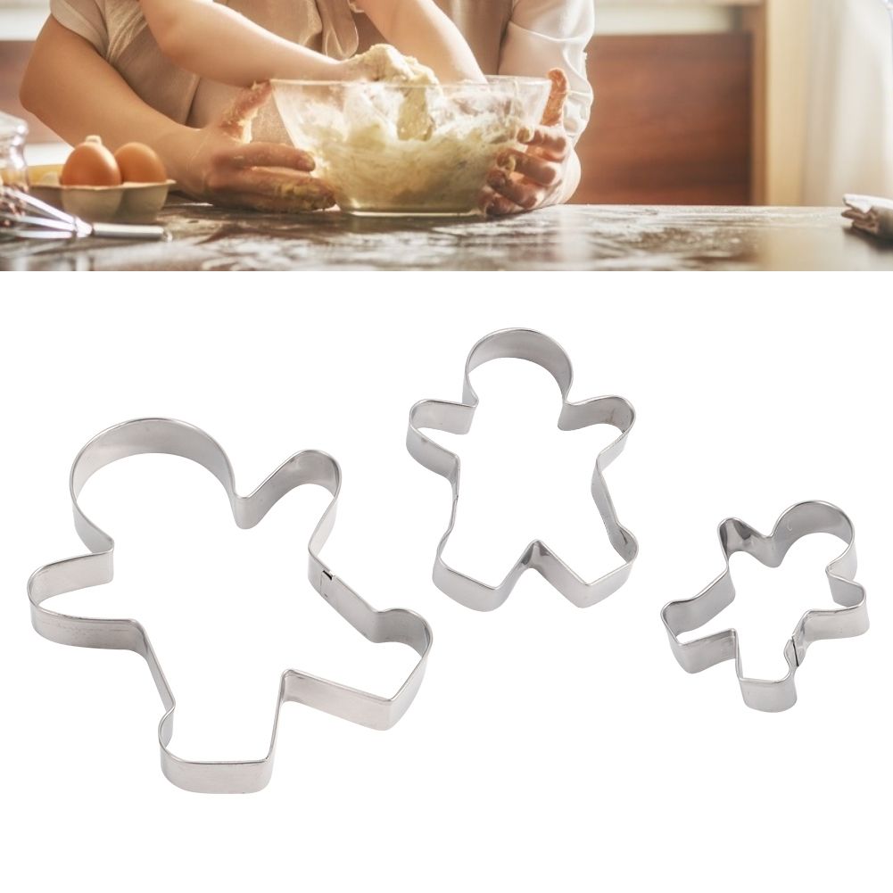 15PCS Cute Stainless Steel Cookies Biscuits Cutter Molds Set DIY Cake Pastry view 10