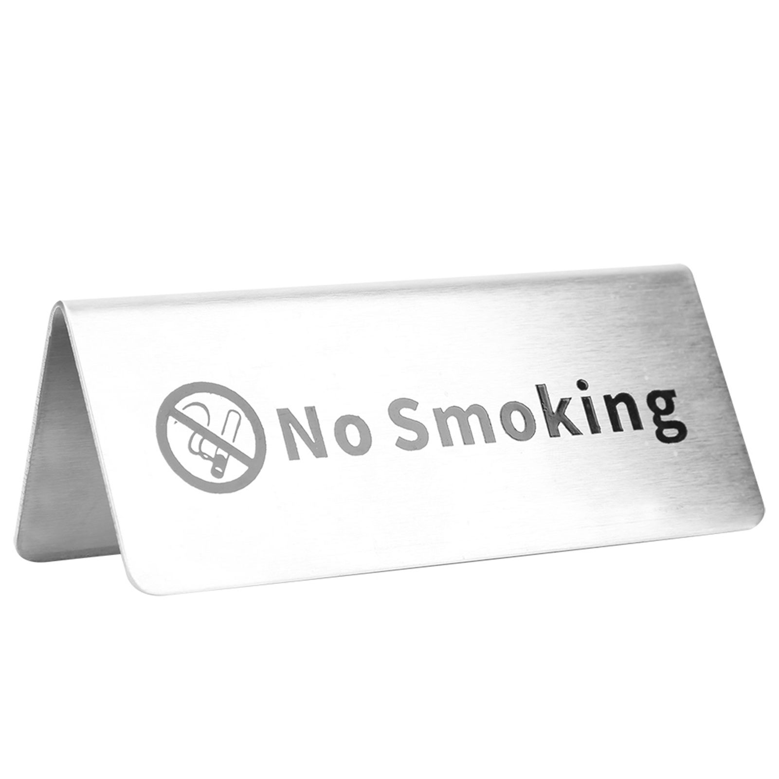 Stainless Steel Double Sided English Letters Marks Table Sign for Restaurant view 5