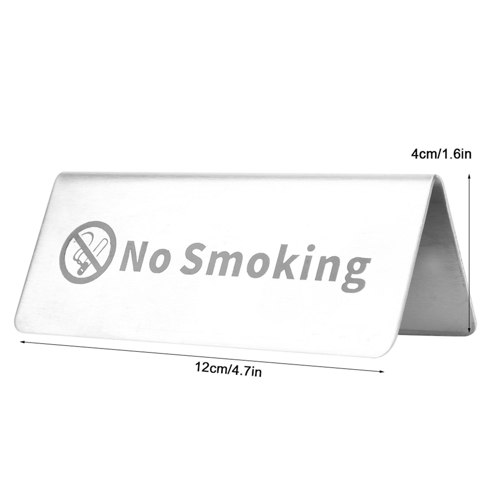 Stainless Steel Double Sided English Letters Marks Table Sign for Restaurant view 12