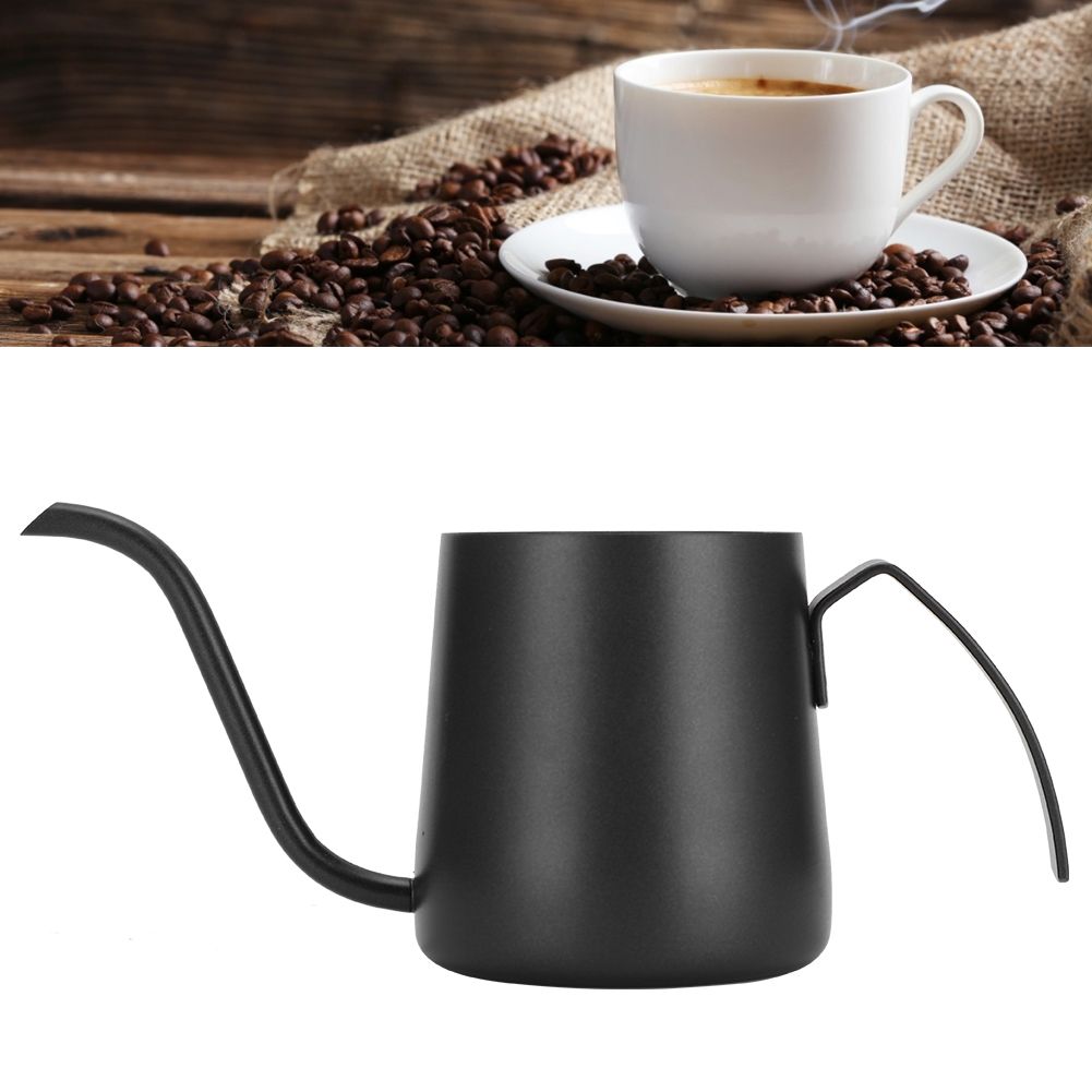 304 Stainless Steel NonStick Long Spout Coffee Pot Kettle Teapot for Home view 9