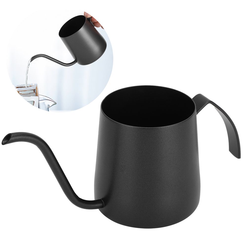 304 Stainless Steel NonStick Long Spout Coffee Pot Kettle Teapot for Home view 10