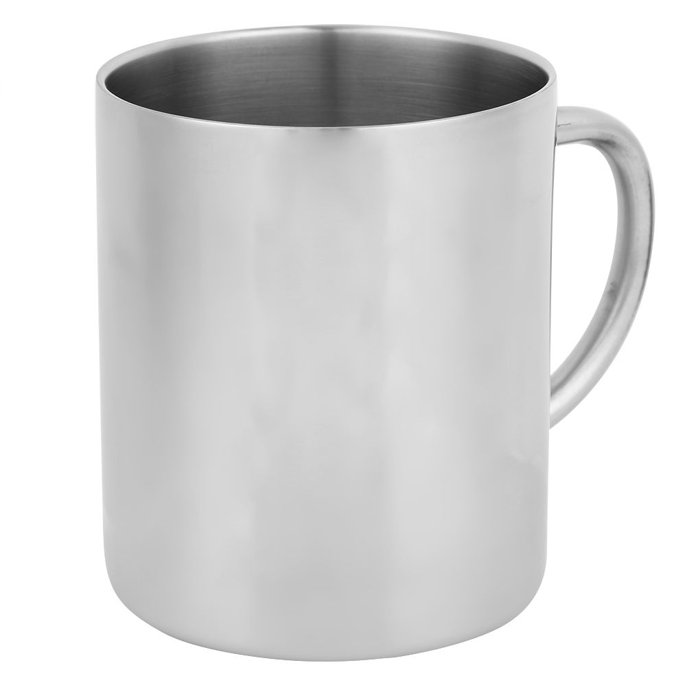 Portable DoubleLayer Stainless Steel Heat Insulation Coffee Mug Milk Cup with view 4