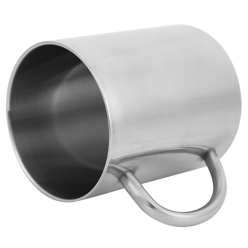 Portable DoubleLayer Stainless Steel Heat Insulation Coffee Mug Milk Cup with view 5