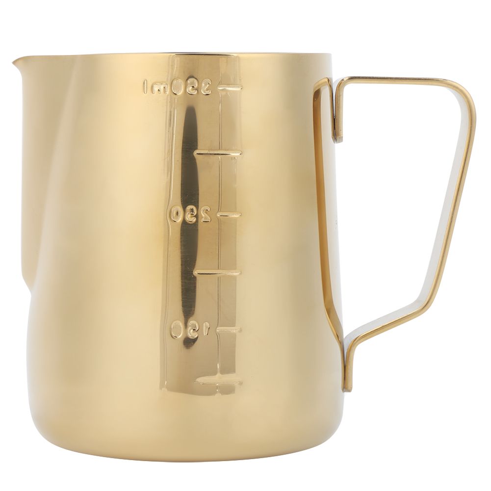 Stainless Steel Coffee Milk Frothing Cup Pitcher Jug with Scale for Home