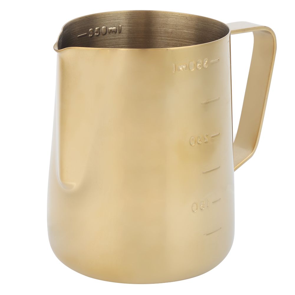 Stainless Steel Coffee Milk Frothing Cup Pitcher Jug with Scale for Home view 4