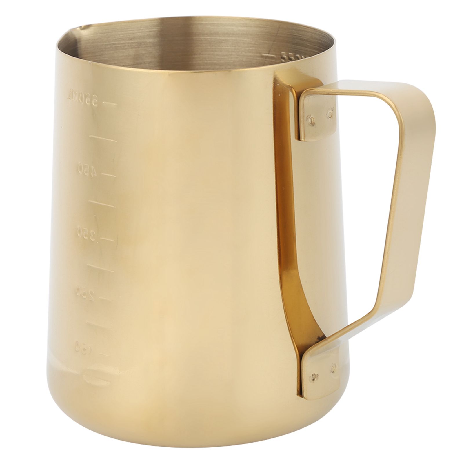 Stainless Steel Coffee Milk Frothing Cup Pitcher Jug with Scale for Home view 3