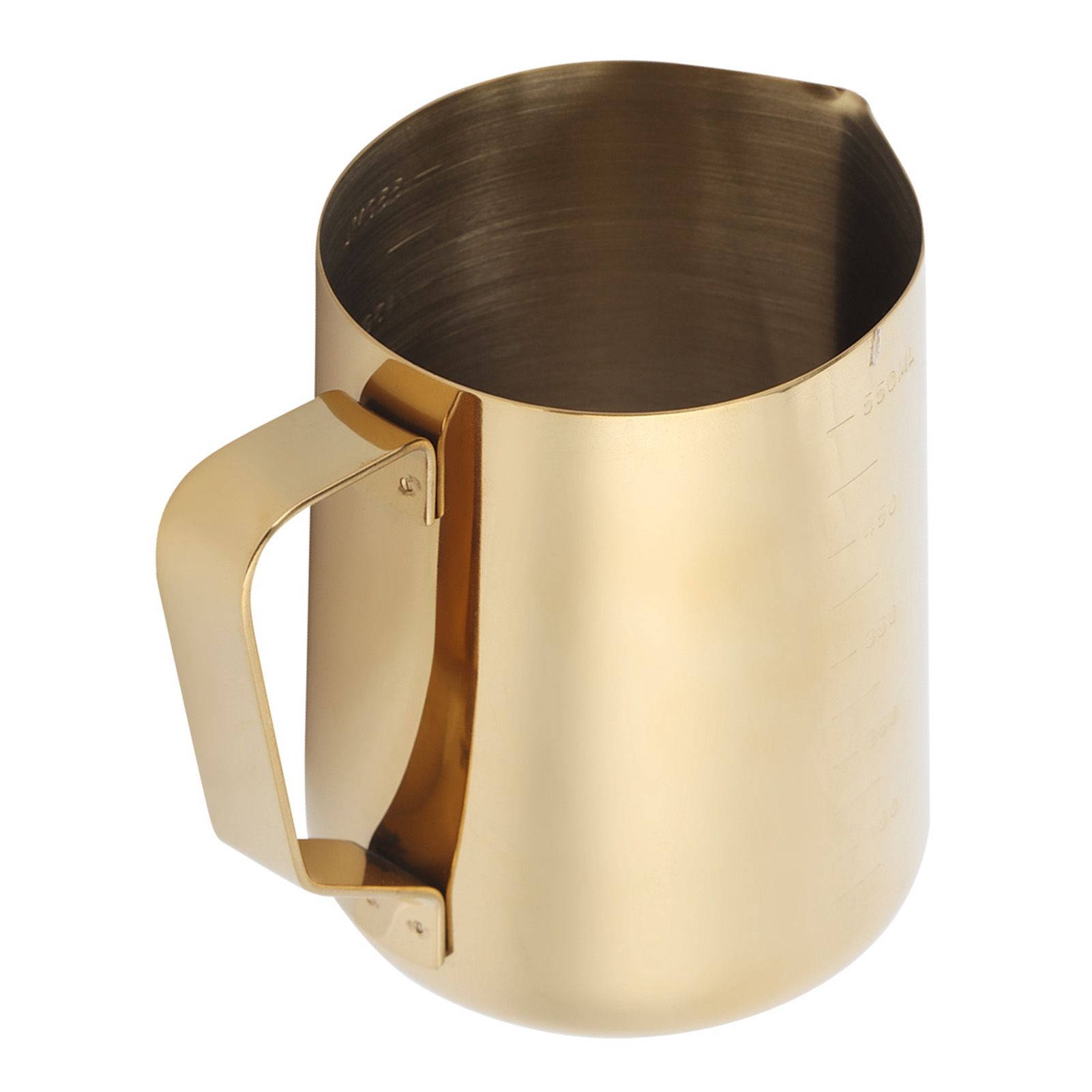 Stainless Steel Coffee Milk Frothing Cup Pitcher Jug with Scale for Home view 8