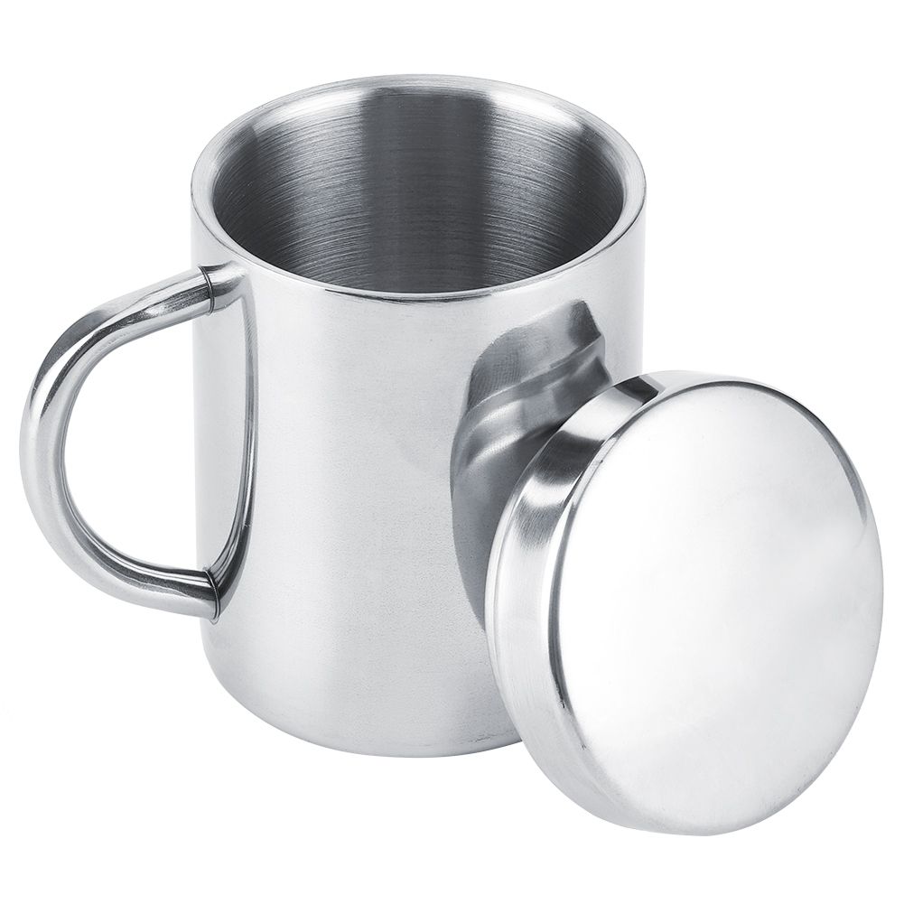 Portable Stainless Steel Double Wall Mug Anti‑ view 3