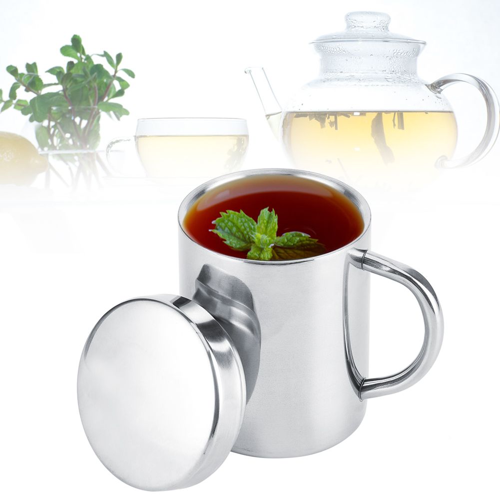 Portable Stainless Steel Double Wall Mug Anti‑ view 10