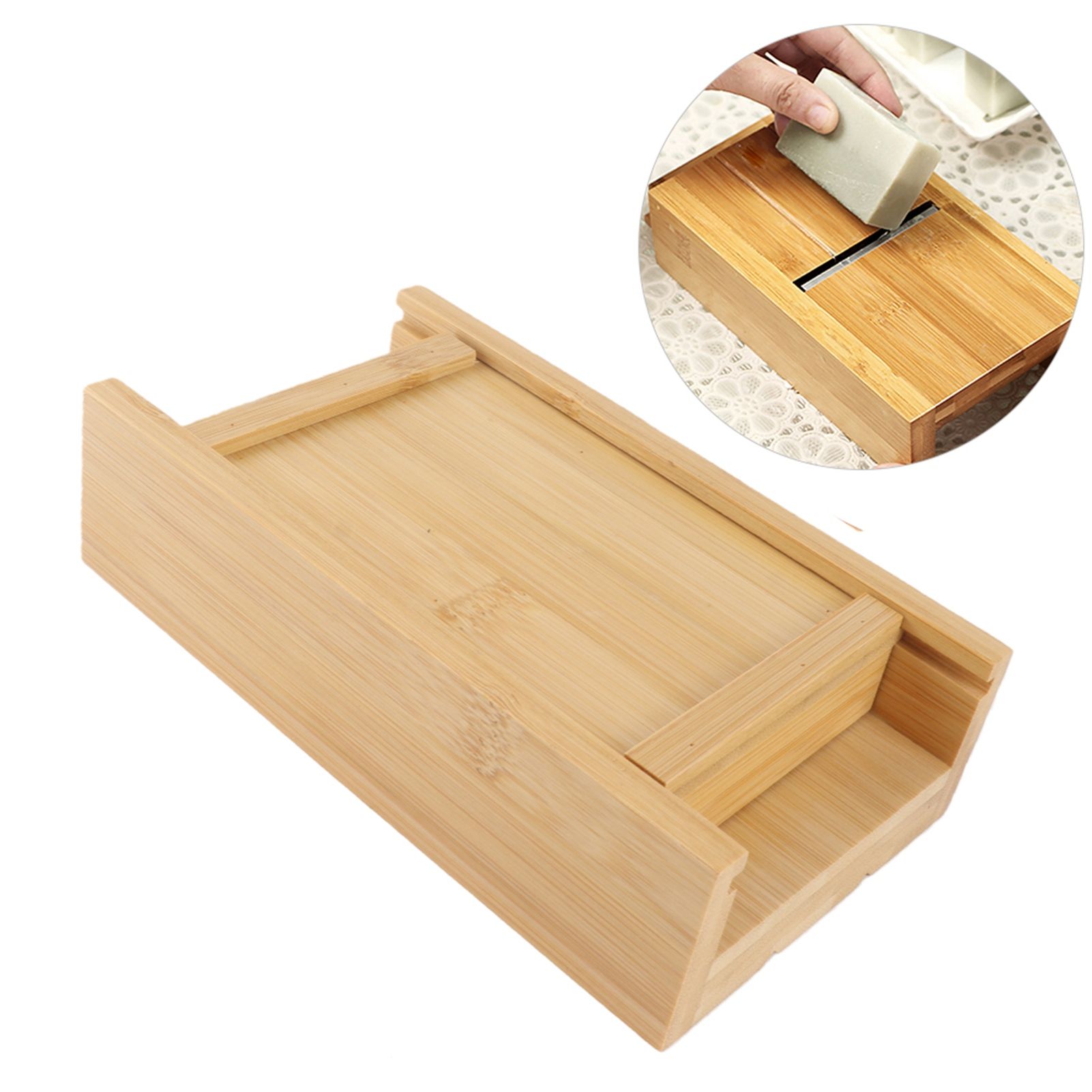 Adjustable Bamboo Soap Cutter Planer Tools Hand‑Made Soap Making Supplies with view 10