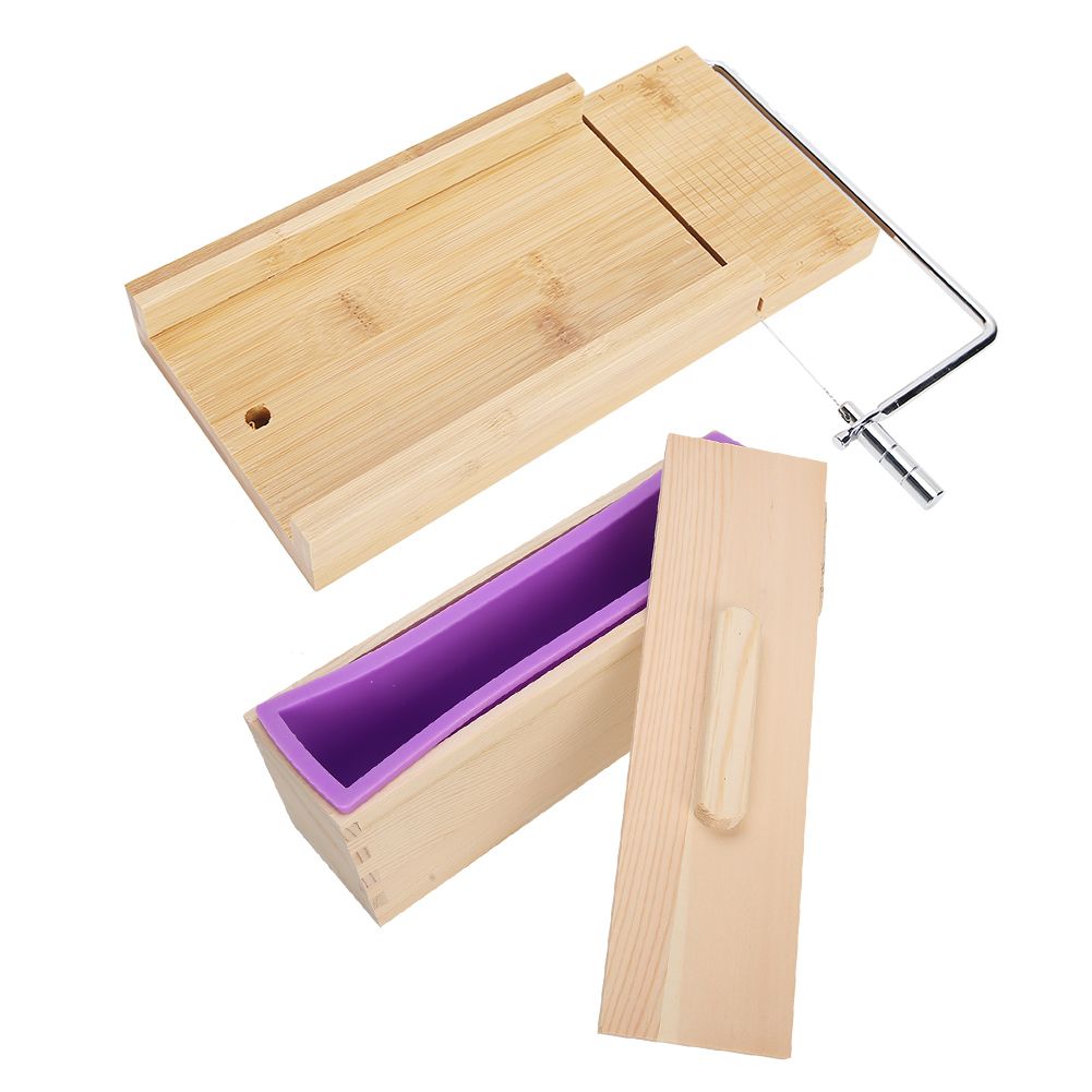 900ml HandMade NonStick Soap Cake Bread Making Mold Wire Cutter Set Kitchen view 6
