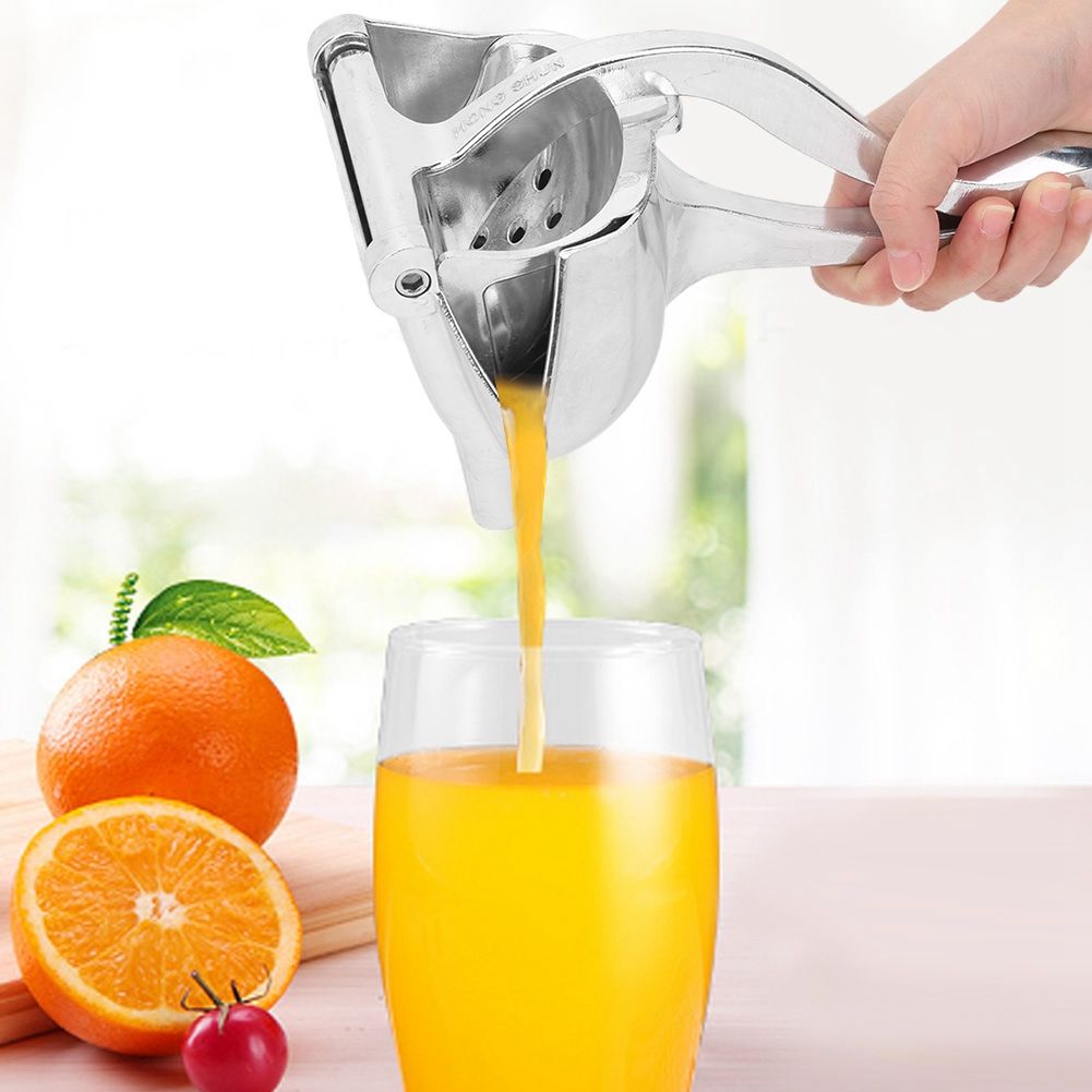 Mini Manual Fruit Juicer Lemon Press Squeezer Aluminum Alloy Extractor view 10