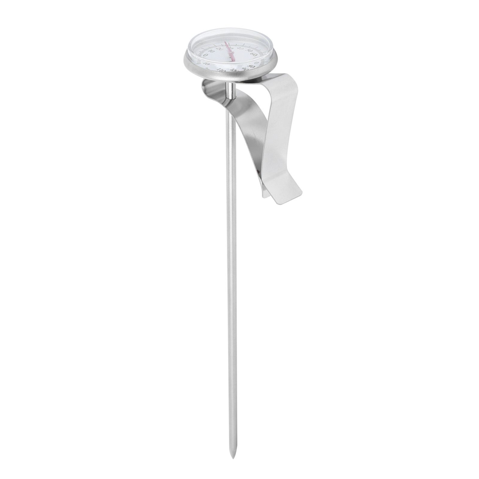 Adjustable Hanging Coffee Foaming Thermometer Temperature Gauge with Clip view 7