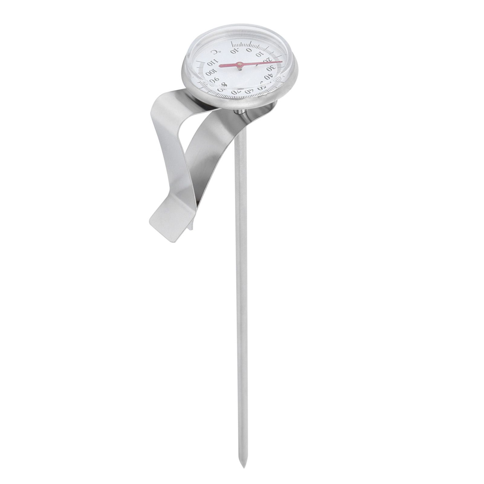 Adjustable Hanging Coffee Foaming Thermometer Temperature Gauge with Clip view 8
