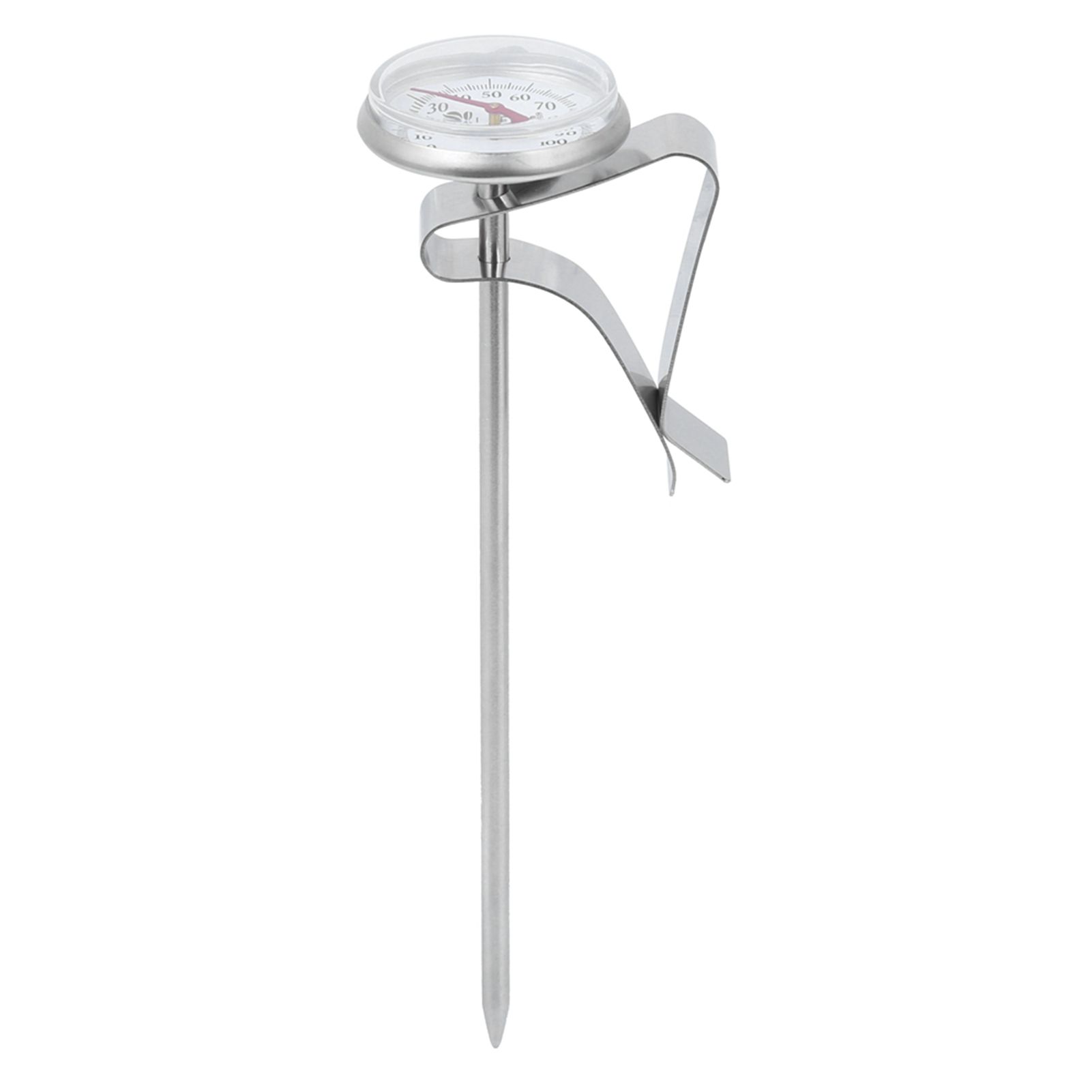 Adjustable Hanging Coffee Foaming Thermometer Temperature Gauge with Clip