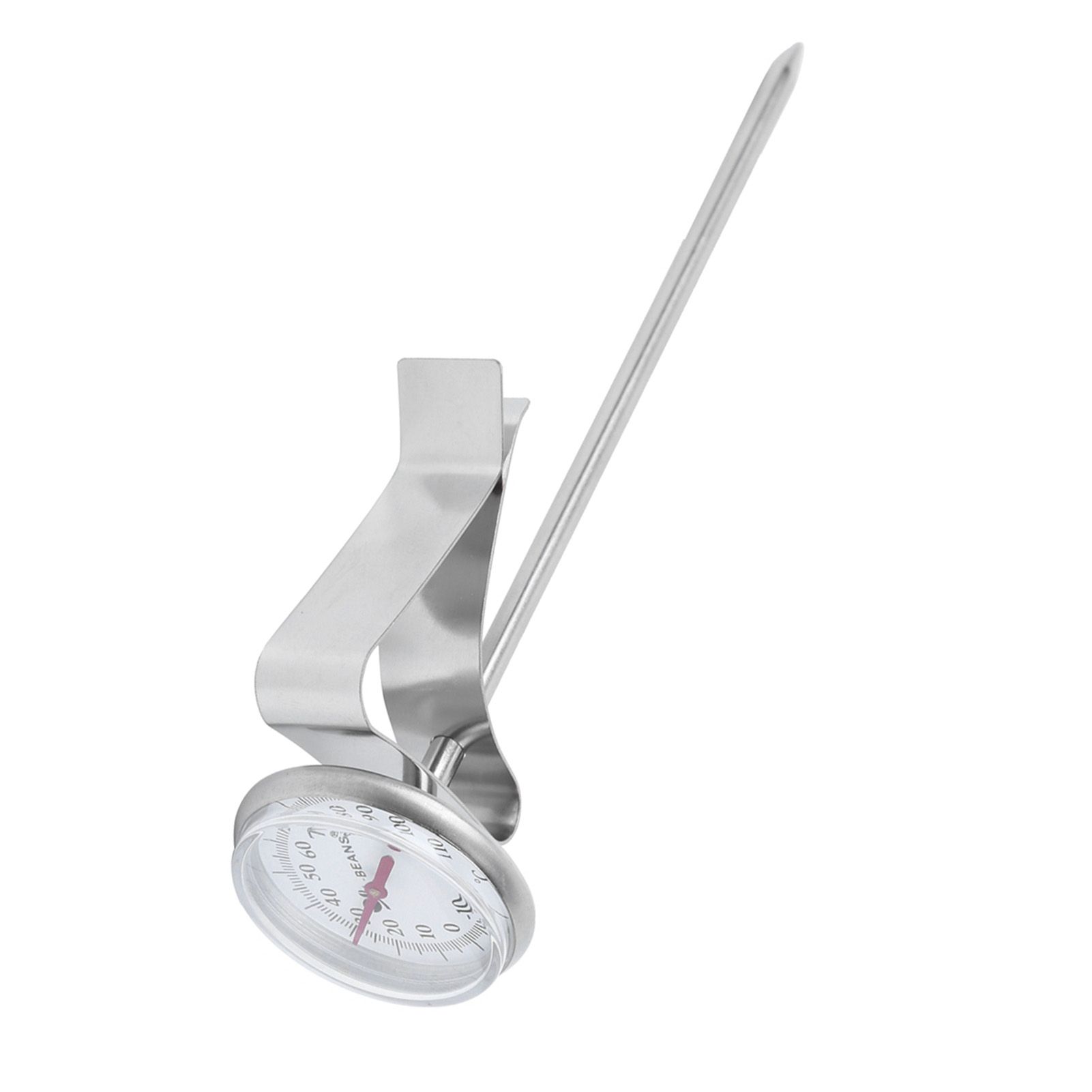 Adjustable Hanging Coffee Foaming Thermometer Temperature Gauge with Clip view 6