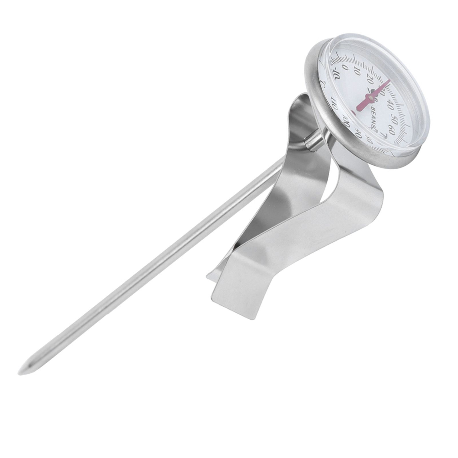 Adjustable Hanging Coffee Foaming Thermometer Temperature Gauge with Clip view 8