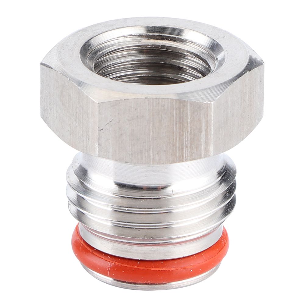 1/4in FFL x 19/32in‑18 UNF Plug Adapter Connector for Homebrew Beer Keg Parts view 2