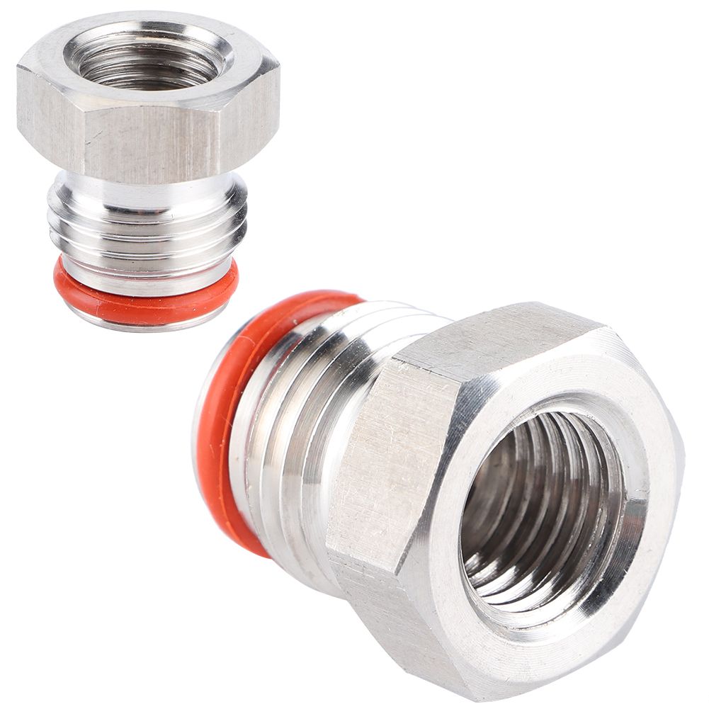 1/4in FFL x 19/32in‑18 UNF Plug Adapter Connector for Homebrew Beer Keg Parts view 4
