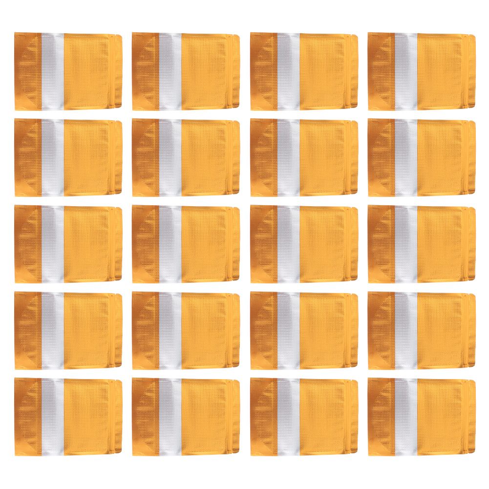 20pcs Kraft Paper Stand Bag Food Snack Candy Sealing Packing Bag with Window view 3