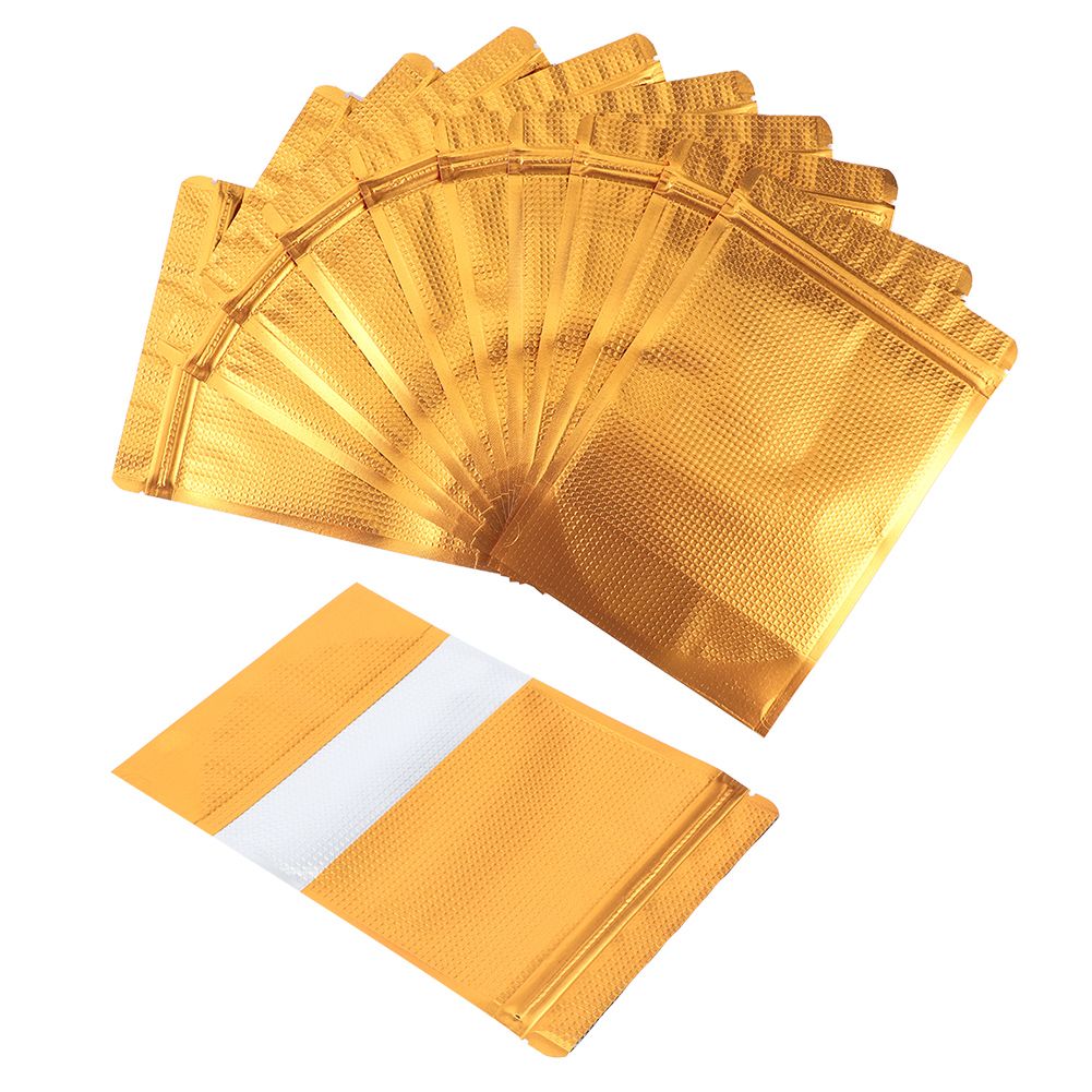 20pcs Kraft Paper Stand Bag Food Snack Candy Sealing Packing Bag with Window view 4