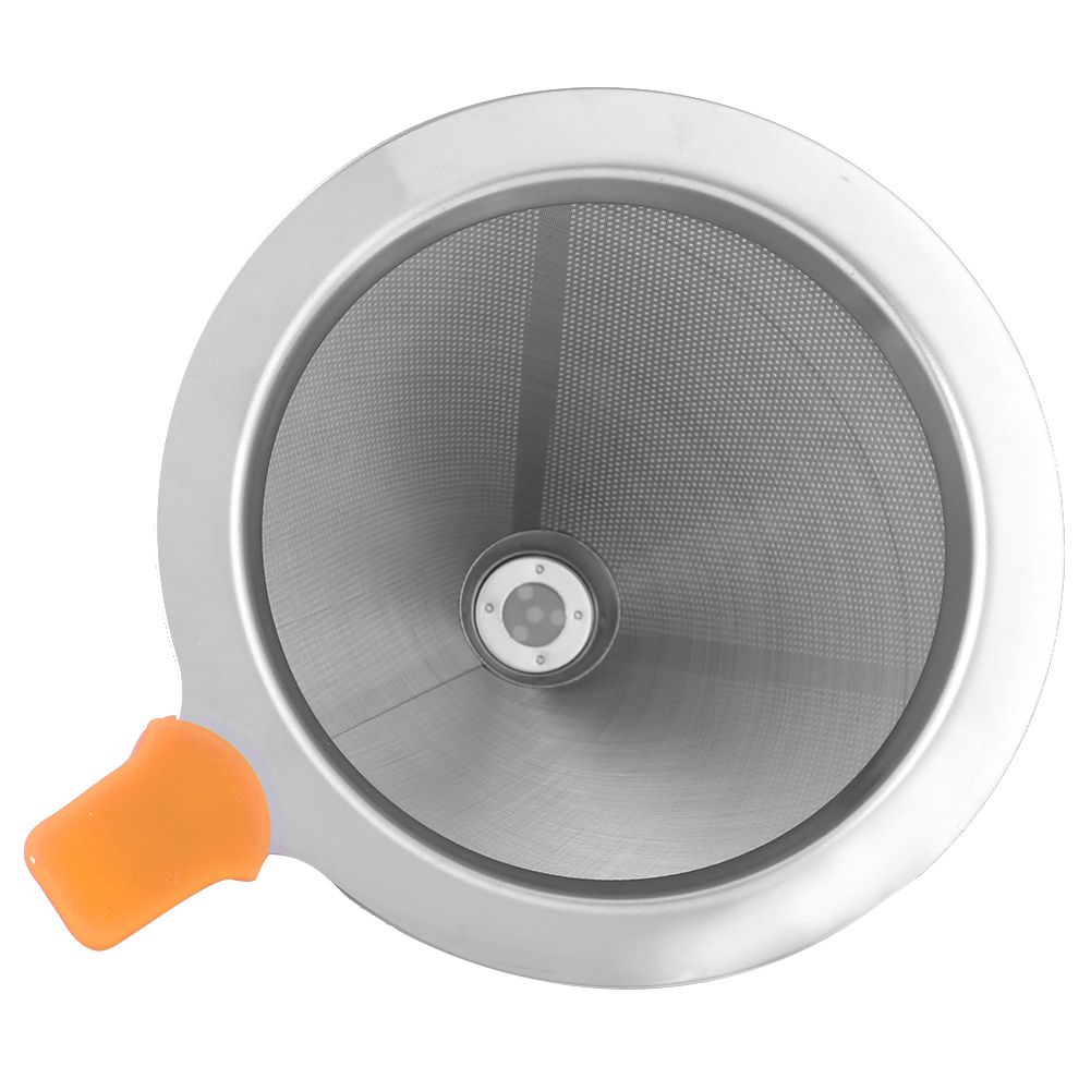 Coffee Maker Drip Filter Double Layer Stainless Steel Reusable Coffee Funnel view 10