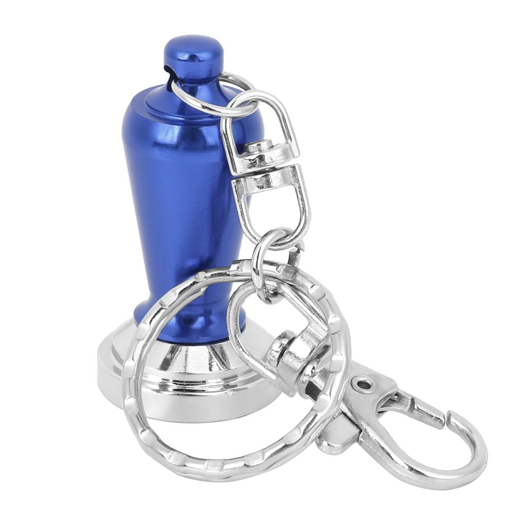 Mini Coffee Tamper Key Chain Powder Hammer Key Ring Coffee Appliance Pendant — image 1