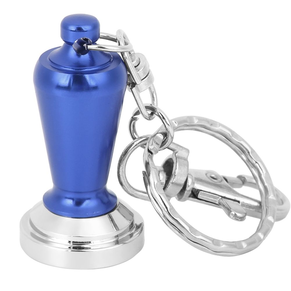 Mini Coffee Tamper Key Chain Powder Hammer Key Ring Coffee Appliance Pendant view 2
