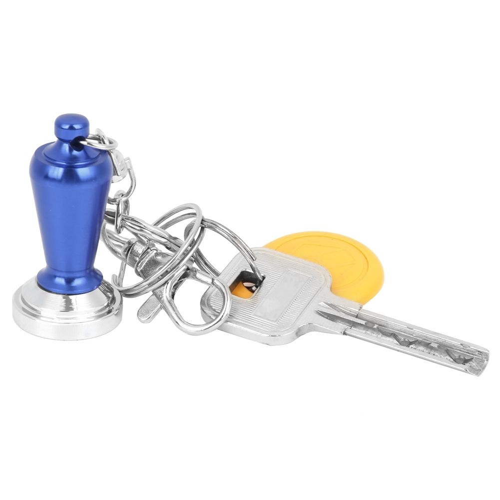 Mini Coffee Tamper Key Chain Powder Hammer Key Ring Coffee Appliance Pendant view 6