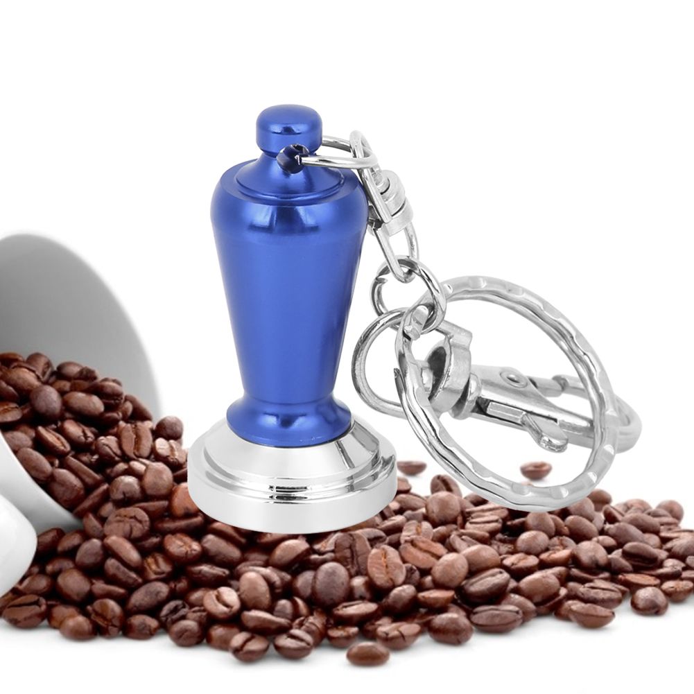 Mini Coffee Tamper Key Chain Powder Hammer Key Ring Coffee Appliance Pendant view 9