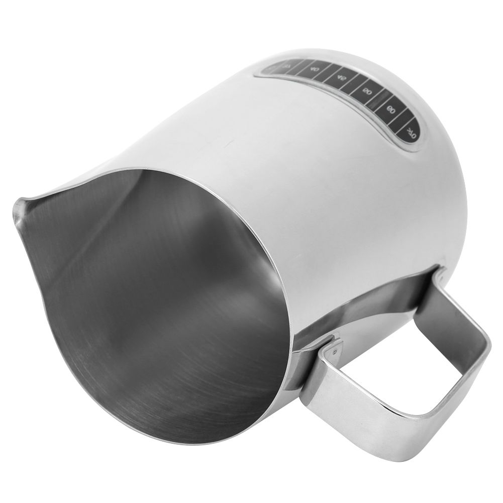 600ML Milk Pitcher Coffee Frothing Cup Milk Tea Latte Jug Coffee Mug with view 8