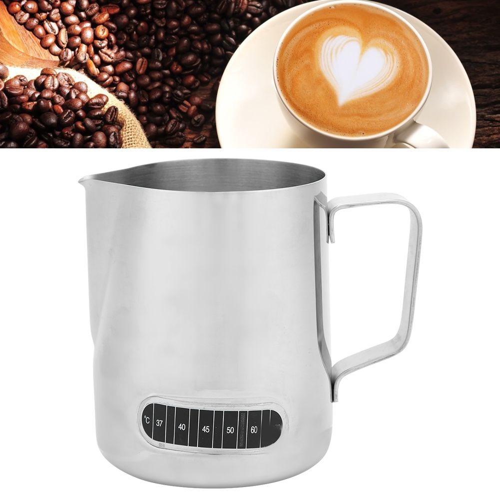 600ML Milk Pitcher Coffee Frothing Cup Milk Tea Latte Jug Coffee Mug with view 9
