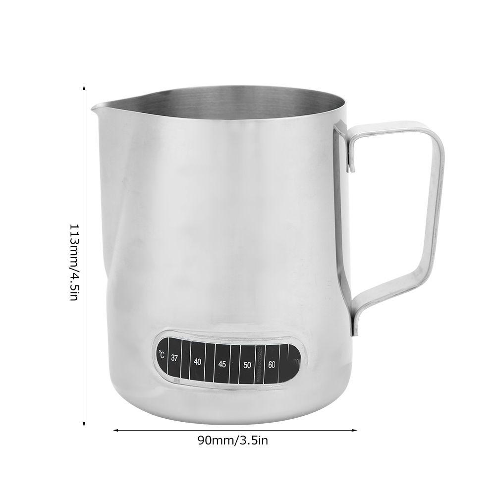 600ML Milk Pitcher Coffee Frothing Cup Milk Tea Latte Jug Coffee Mug with view 11
