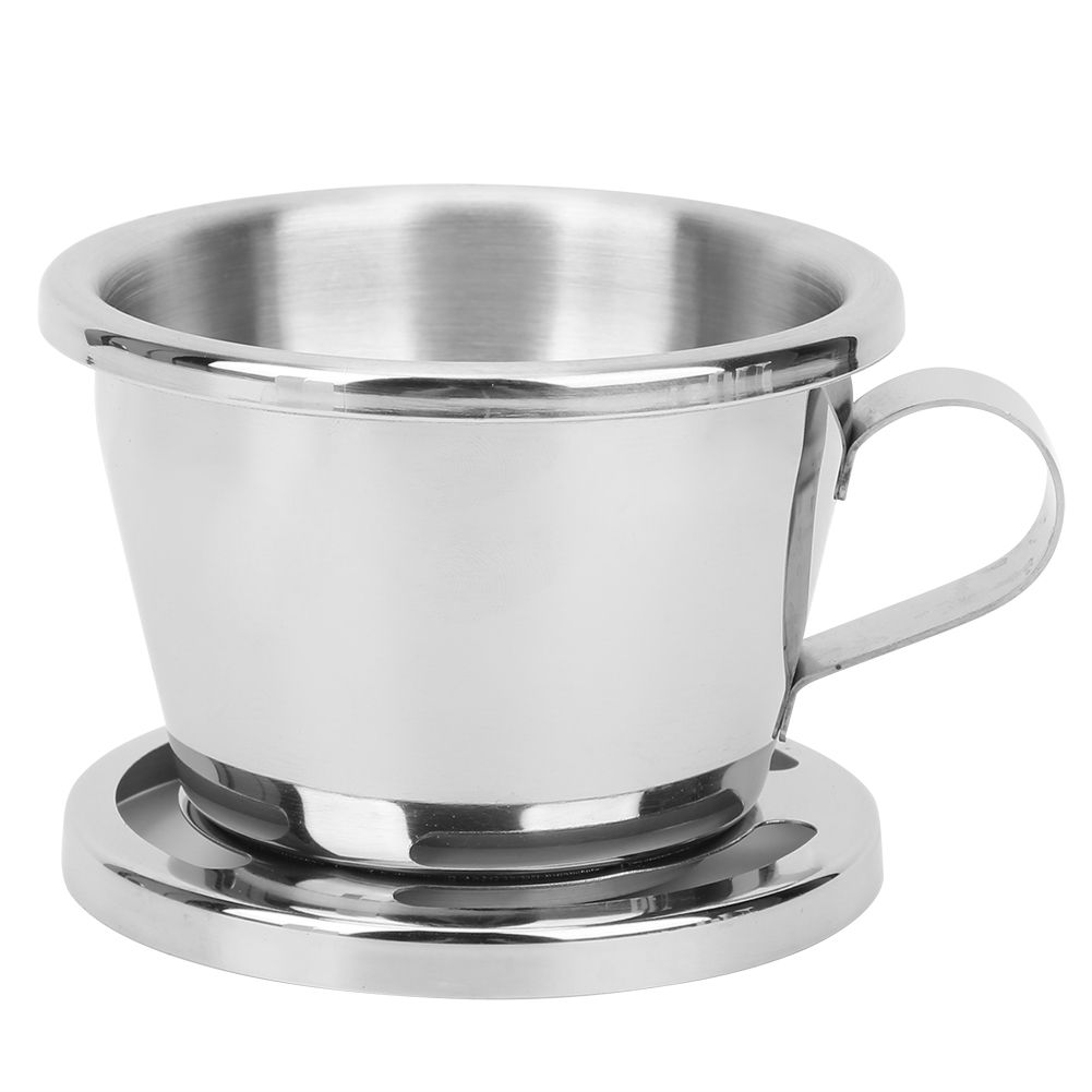 Portable Coffee Drip Filter Cup Reusable Stainless Steel Coffee Drip Pot for view 2