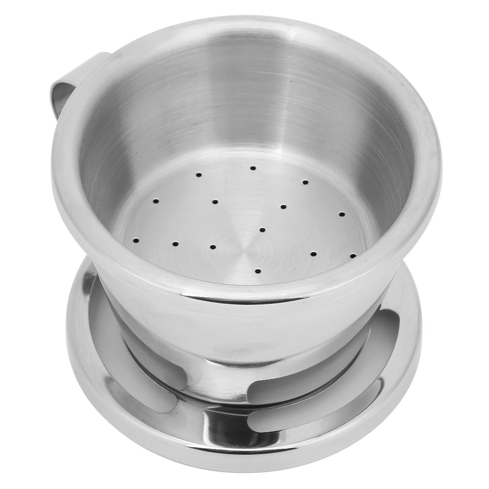 Portable Coffee Drip Filter Cup Reusable Stainless Steel Coffee Drip Pot for view 3
