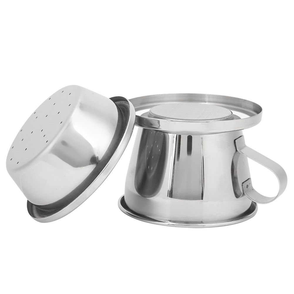 Portable Coffee Drip Filter Cup Reusable Stainless Steel Coffee Drip Pot for view 4