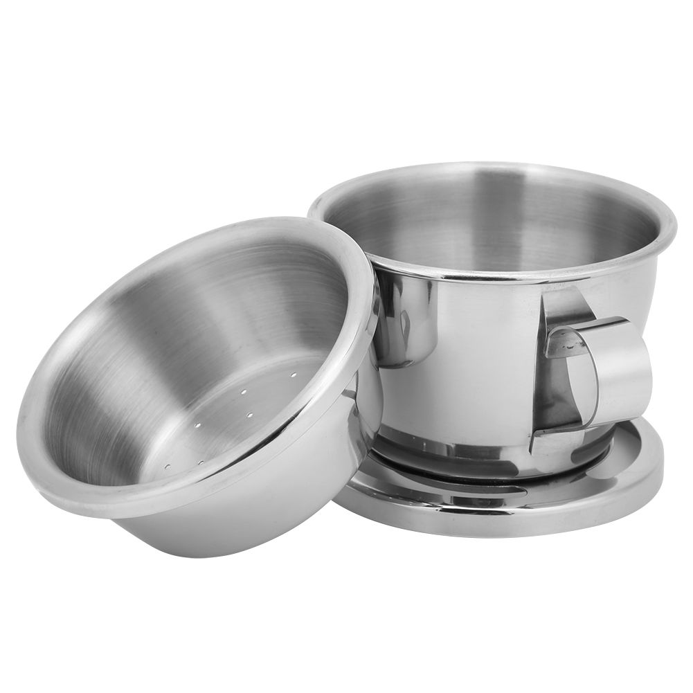 Portable Coffee Drip Filter Cup Reusable Stainless Steel Coffee Drip Pot for view 5
