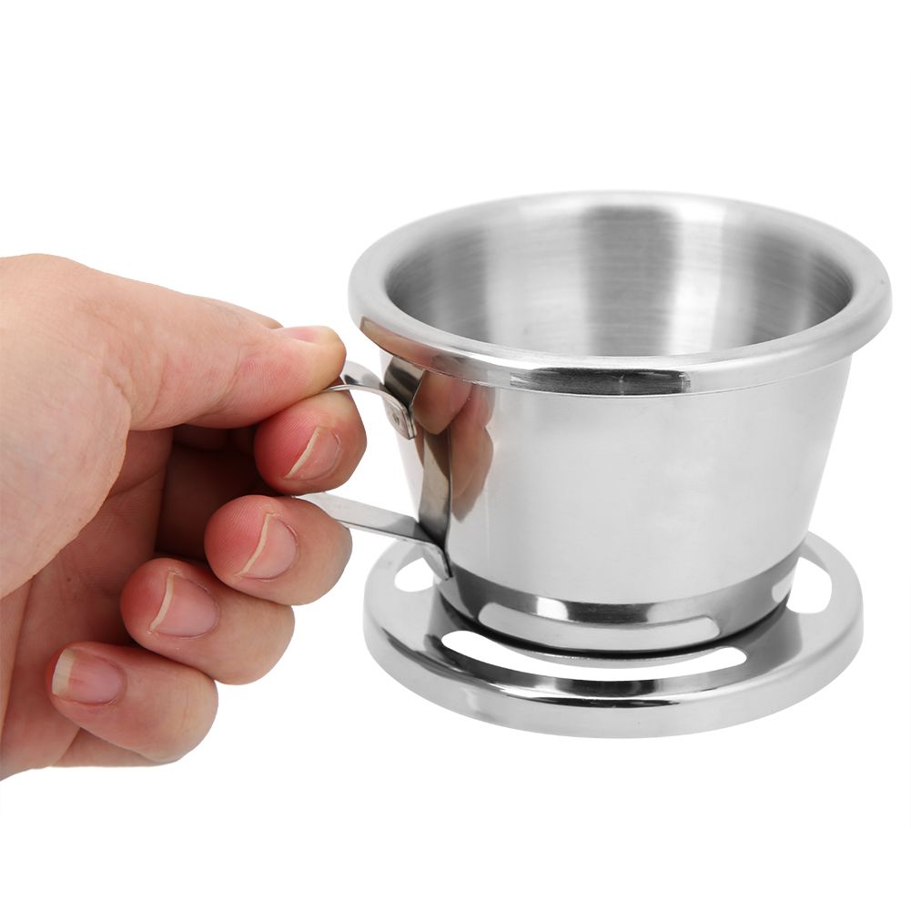 Portable Coffee Drip Filter Cup Reusable Stainless Steel Coffee Drip Pot for view 7