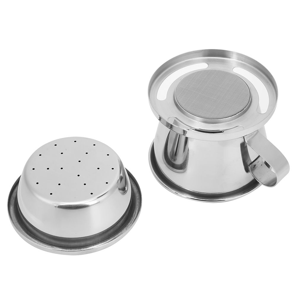 Portable Coffee Drip Filter Cup Reusable Stainless Steel Coffee Drip Pot for view 8