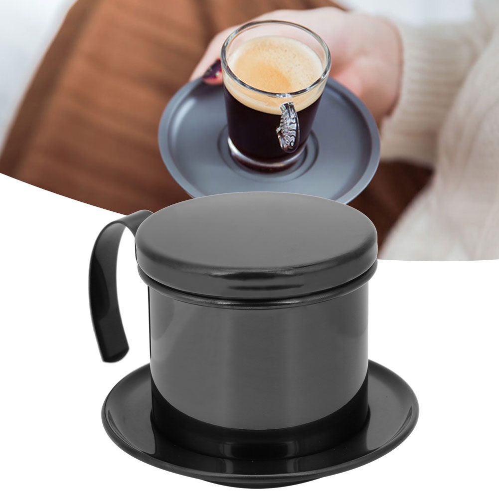 Vietnamese Stainless Steel Coffee Filter Drip Pot Maker Pot Home Kitchen view 9