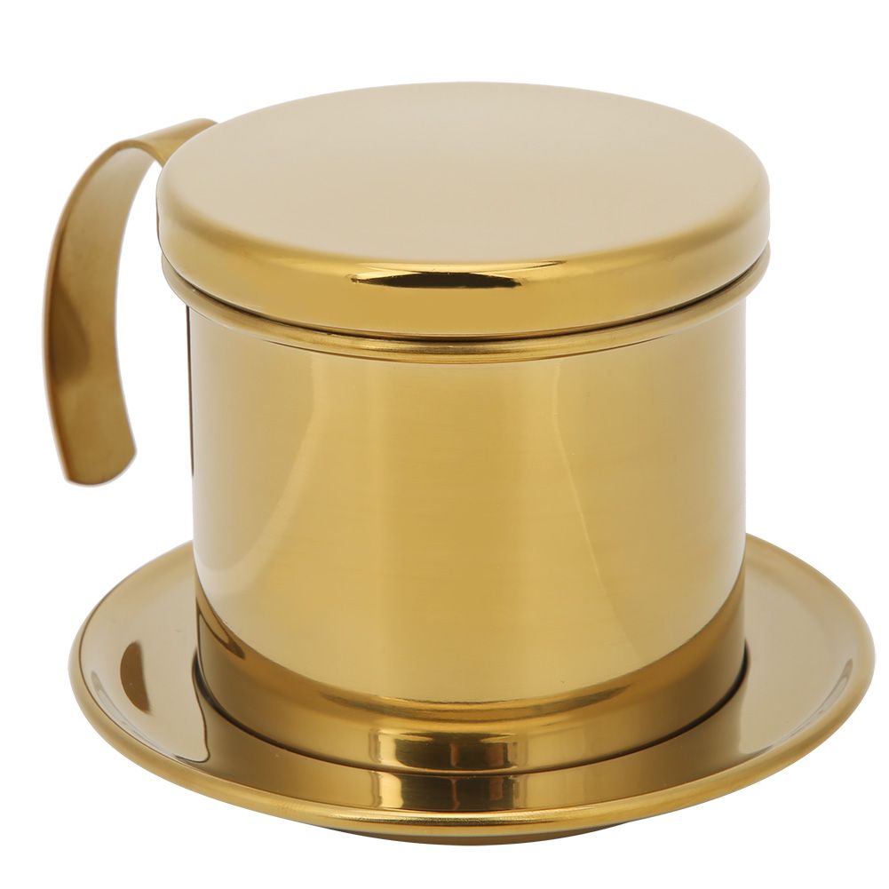 Vietnamese Stainless Steel Coffee Filter Drip Pot Maker Pot Home Kitchen