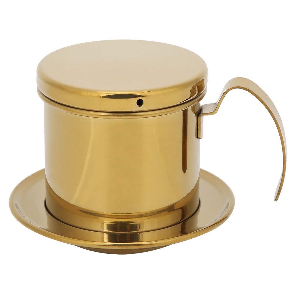 Vietnamese Stainless Steel Coffee Filter Drip Pot Maker Pot Home Kitchen view 2