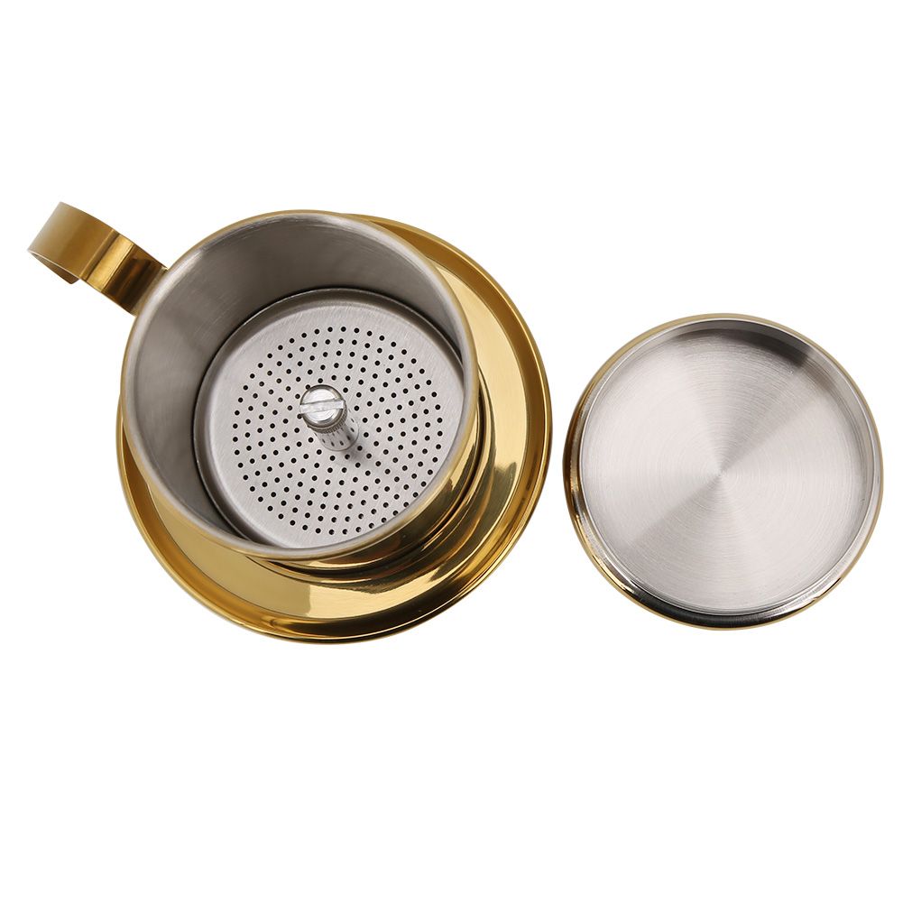Vietnamese Stainless Steel Coffee Filter Drip Pot Maker Pot Home Kitchen view 7