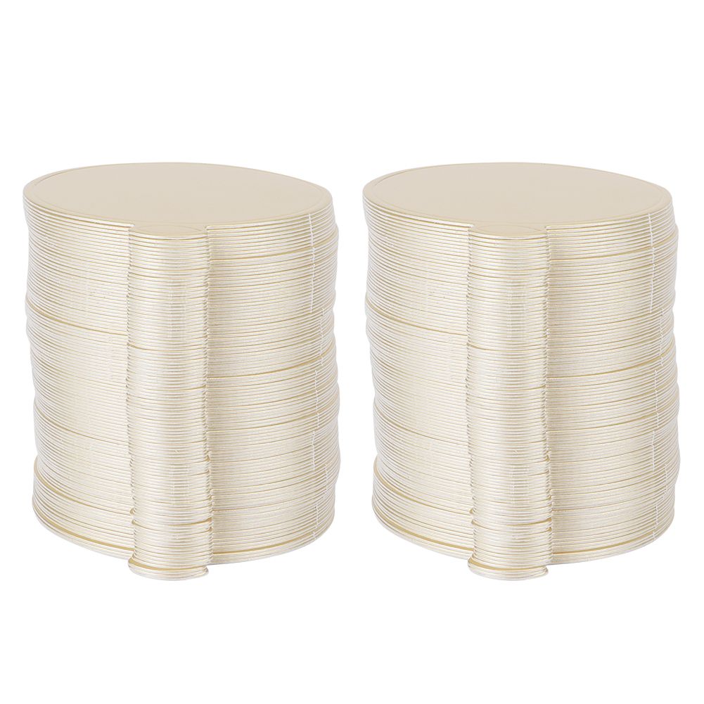200Pcs Golden Cake Bottom Cardboard Round Desserts Pad Cake Bottom Tray view 2
