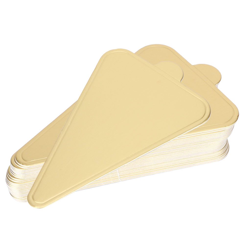 300pcs Triangular Mousse Cake Boards Cupcake Base Dessert Display Tray view 5