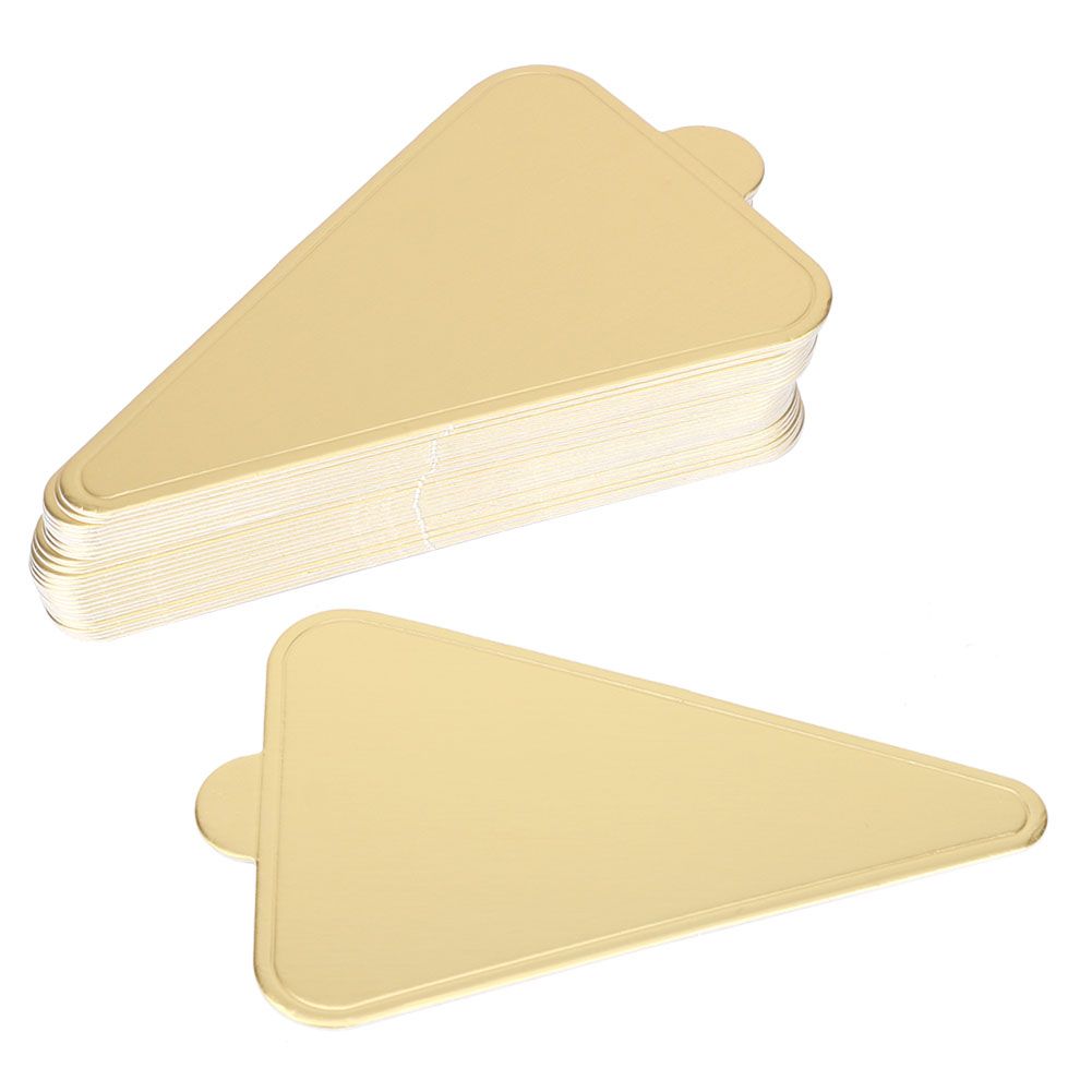 300pcs Triangular Mousse Cake Boards Cupcake Base Dessert Display Tray view 7