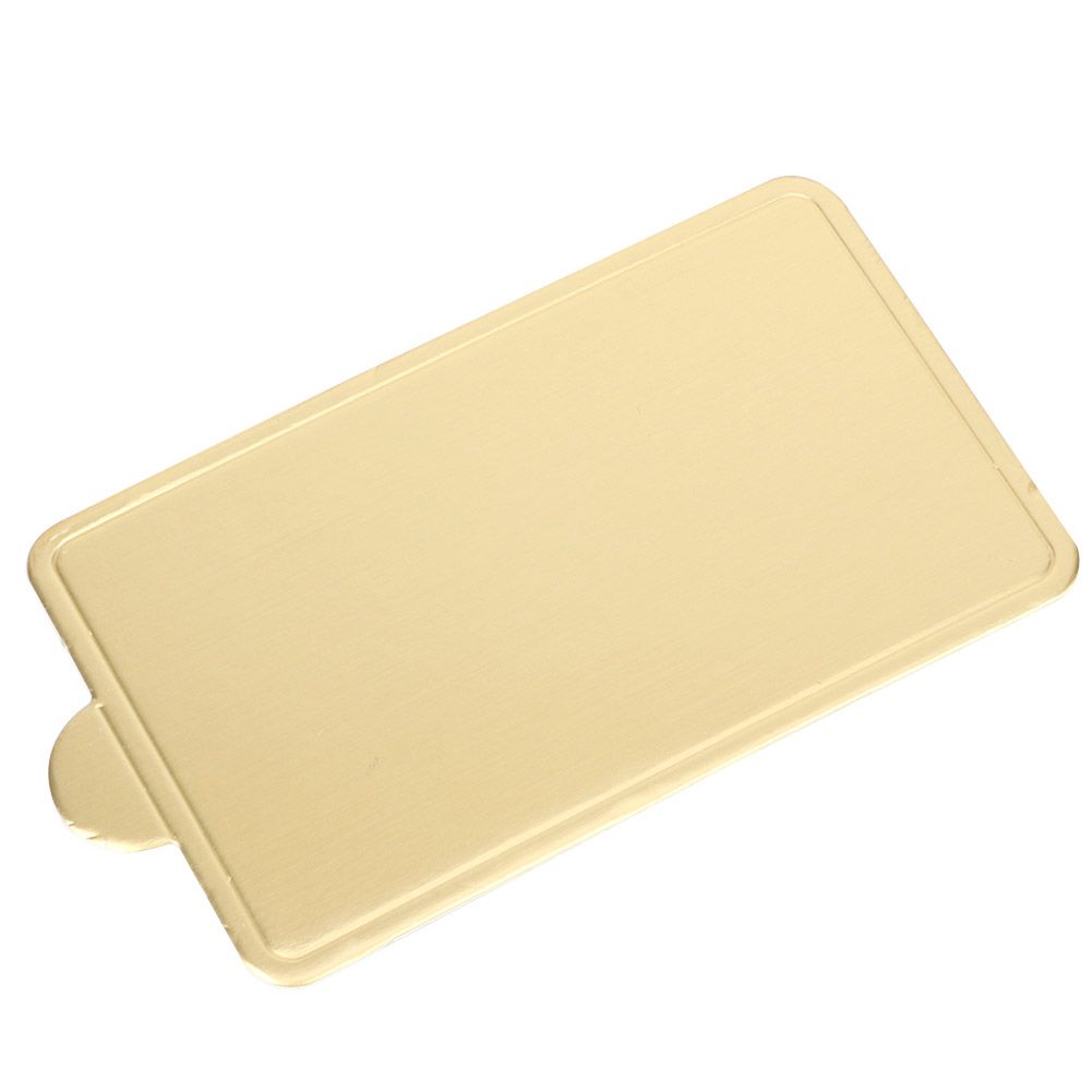 300Pcs Gold Rectangular Mousse Cake Dessert Board Base Cardboard Baking Tools view 7