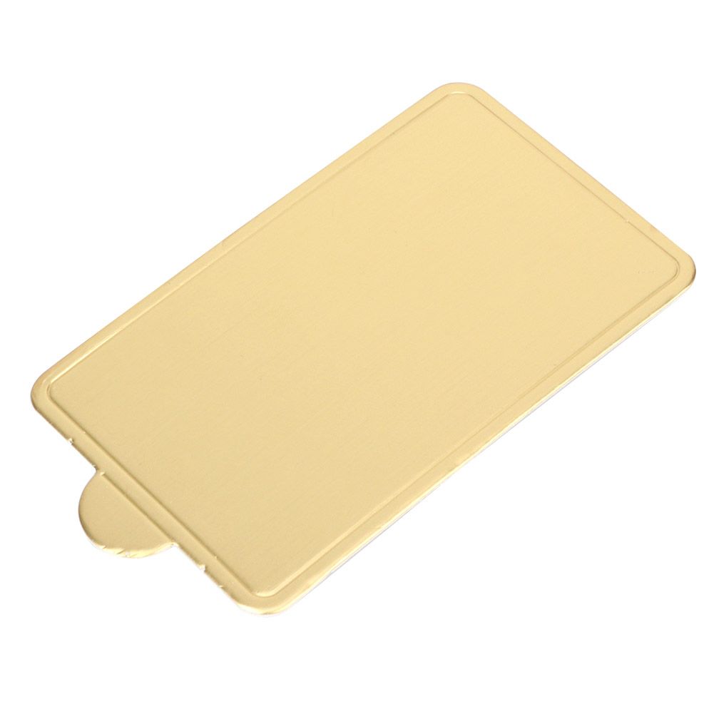 300Pcs Gold Rectangular Mousse Cake Dessert Board Base Cardboard Baking Tools view 12