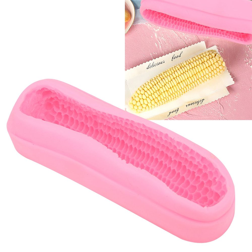 Corn Shaped Silicone Mold DIY Ice Cream Fondant Cake Mousse Chocolate Soap view 10