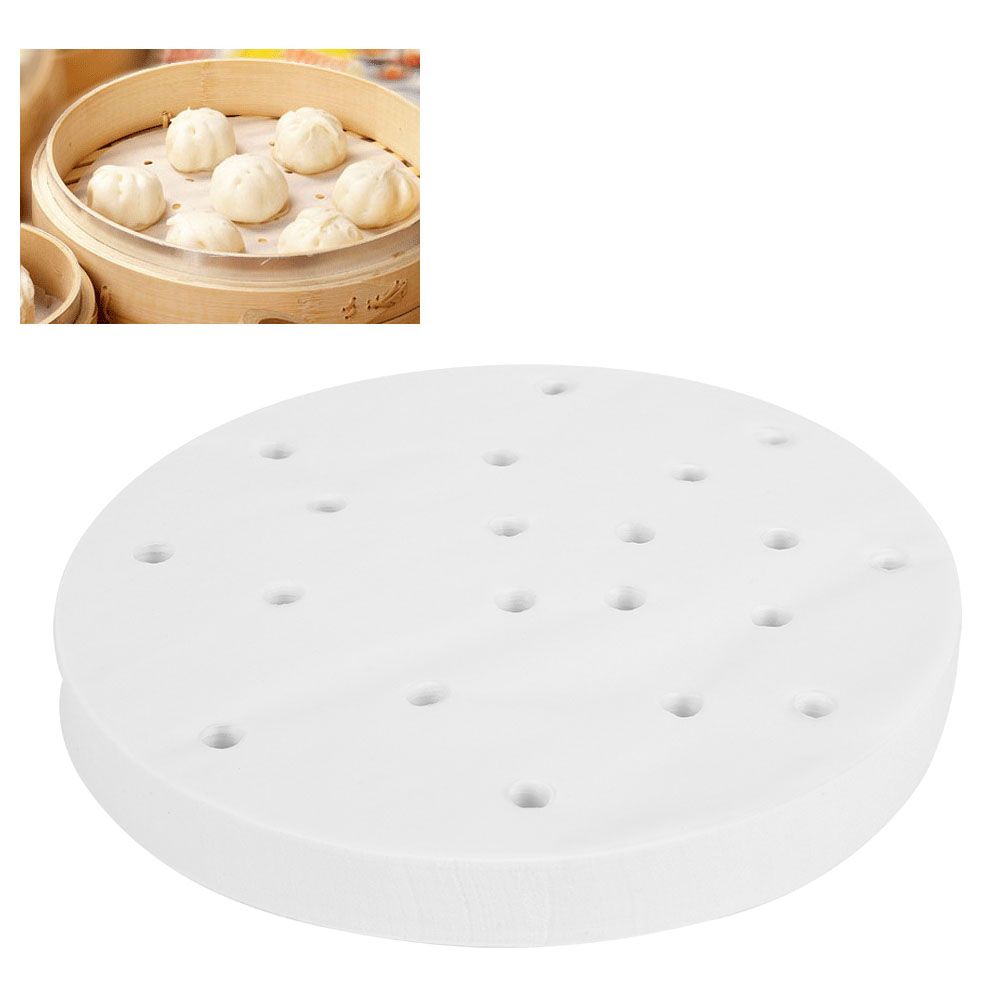 400PCS Steamer Cooking Paper Non Stick Under Steam Mat Liners for Restaurant view 9